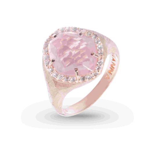 PANORAMA Ring (1260) - Rose Quartz / RG