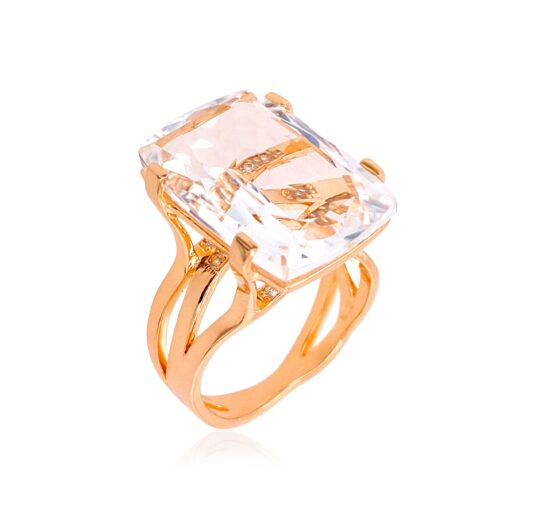 TRANSPARENZA Ring (0777) - Crystal / RG